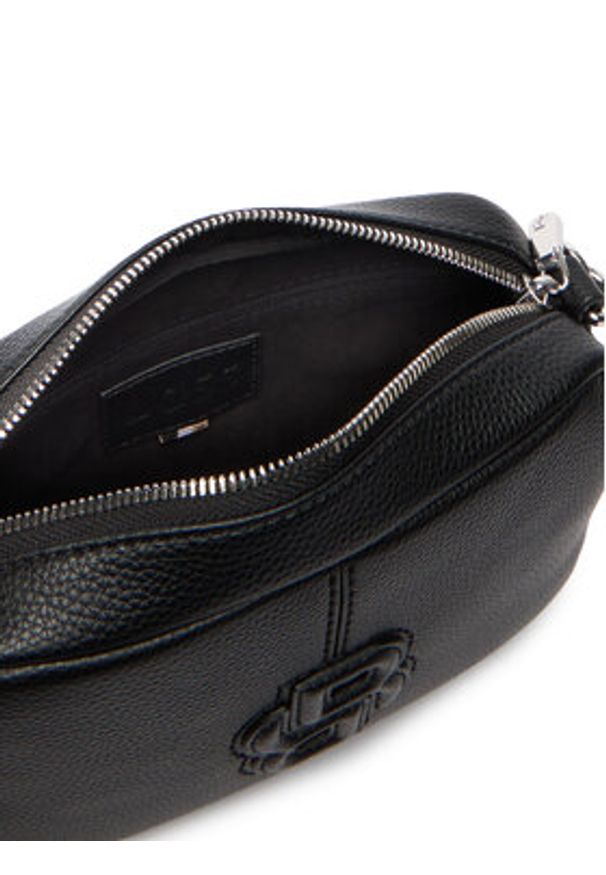 BOSS Torebka 50557914 Czarny. Kolor: czarny. Materiał: skórzane