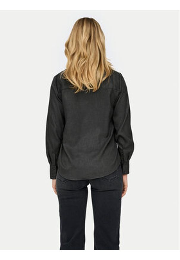 only - ONLY Koszula Lulu 15320864 Szary Regular Fit. Kolor: szary. Materiał: syntetyk