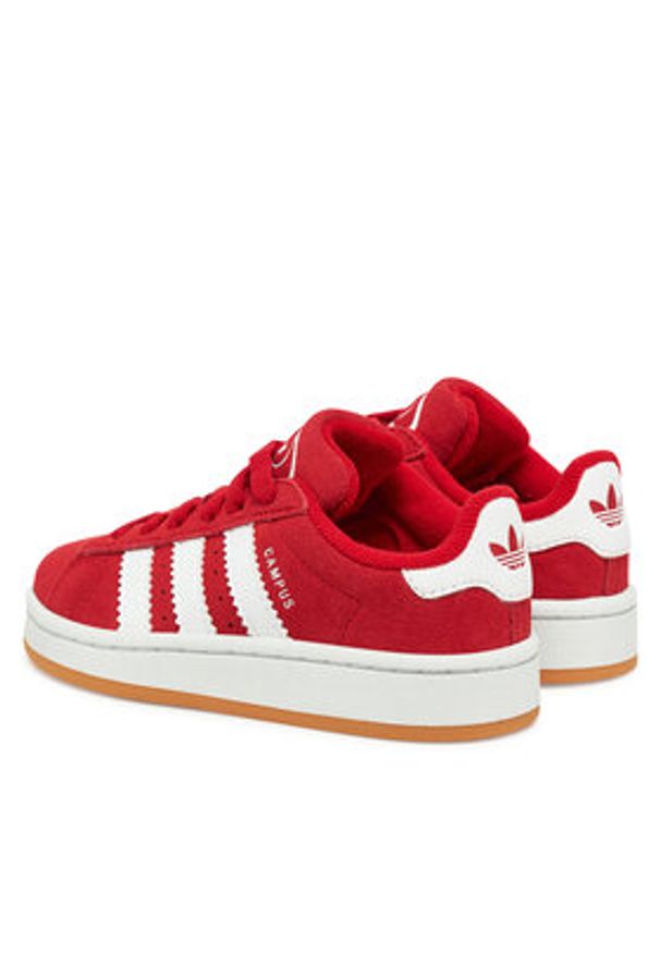 Adidas - adidas Sneakersy Campus 00s JI4329 Czerwony. Kolor: czerwony. Materiał: zamsz, skóra. Model: Adidas Campus