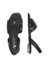 Beverly Hills Polo Club Sandały EO-R26SS09145-01 Czarny. Kolor: czarny. Materiał: skóra #9