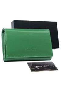 4U CAVALDI - Portfel damski Cavaldi RD-22-GCL-0924 zielony. Kolor: zielony. Materiał: skóra