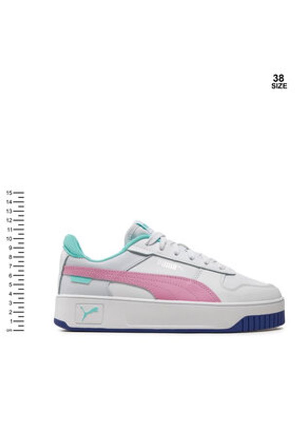 Puma Sneakersy Carina Street 393846 11 Biały. Kolor: biały. Materiał: skóra