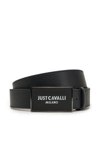Just Cavalli Pasek Damski 78QA6F10 ZP295 Czarny. Kolor: czarny. Materiał: skóra #1