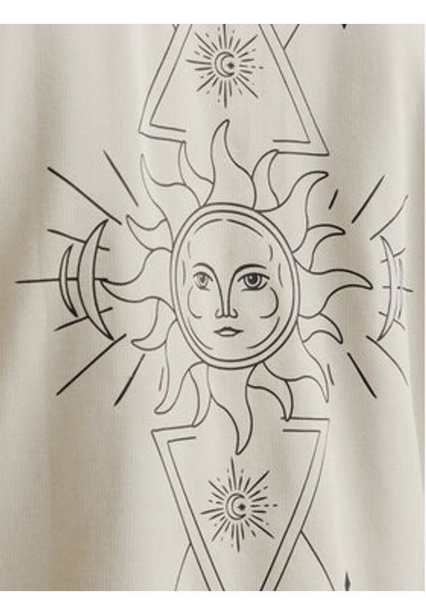 Jack & Jones Bluza Jackie 12272482 Beżowy Relaxed Fit. Kolor: beżowy. Materiał: bawełna, syntetyk