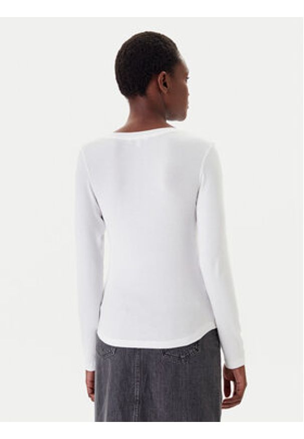 Tommy Jeans Bluzka DW0DW20921 Biały Regular Fit. Kolor: biały