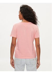 Tommy Jeans T-Shirt DW0DW14616 Różowy Regular Fit. Kolor: różowy. Materiał: bawełna #5