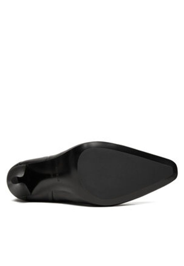 Guess Botki FLFNXX LEA10 Czarny. Kolor: czarny. Materiał: skóra