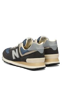 New Balance Sneakersy U574SGG W Czarny. Kolor: czarny. Materiał: nubuk, skóra. Model: New Balance 574