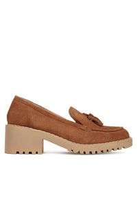 Lasocki Loafersy WB-RONA-21 Brązowy. Kolor: brązowy. Materiał: skóra, zamsz #1