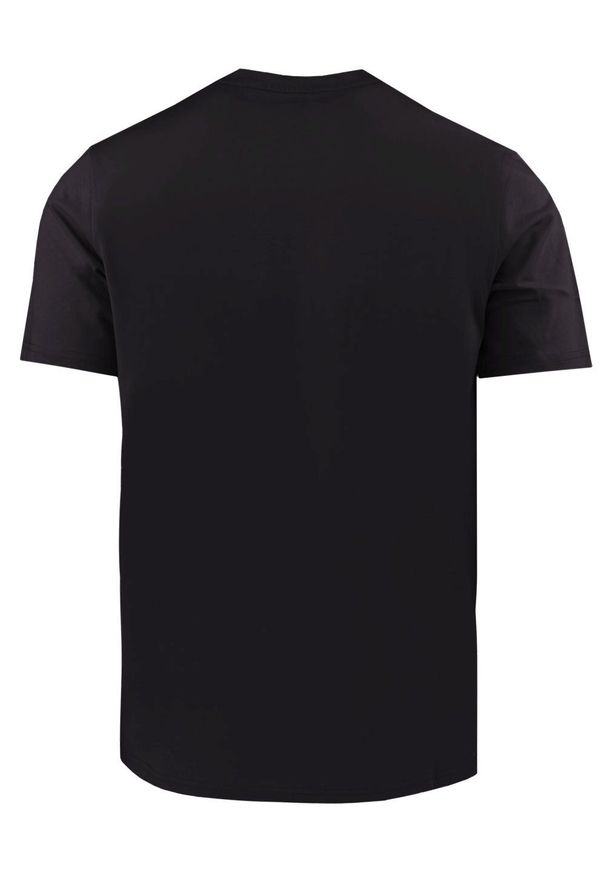 Męska Koszulka (T-Shirt) - Pako Jeans - Czarna, Motyw Żeglarski, Żagiel. Okazja: na co dzień. Kolor: czarny. Materiał: bawełna. Wzór: nadruk. Styl: casual