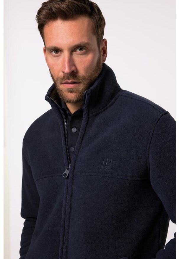 JAY-PI - Męska Kurtka polarowa outdoor polar Level 4 stójka do rozm. 7XL. Typ kołnierza: kołnierzyk stójkowy. Kolekcja: plus size. Kolor: niebieski. Materiał: poliester, materiał. Sport: outdoor