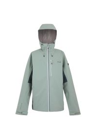 Regatta - Męska Kurtka Wodoodporna Birchdale II. Kolor: niebieski, szary, wielokolorowy. Sezon: jesień. Sport: turystyka piesza #1