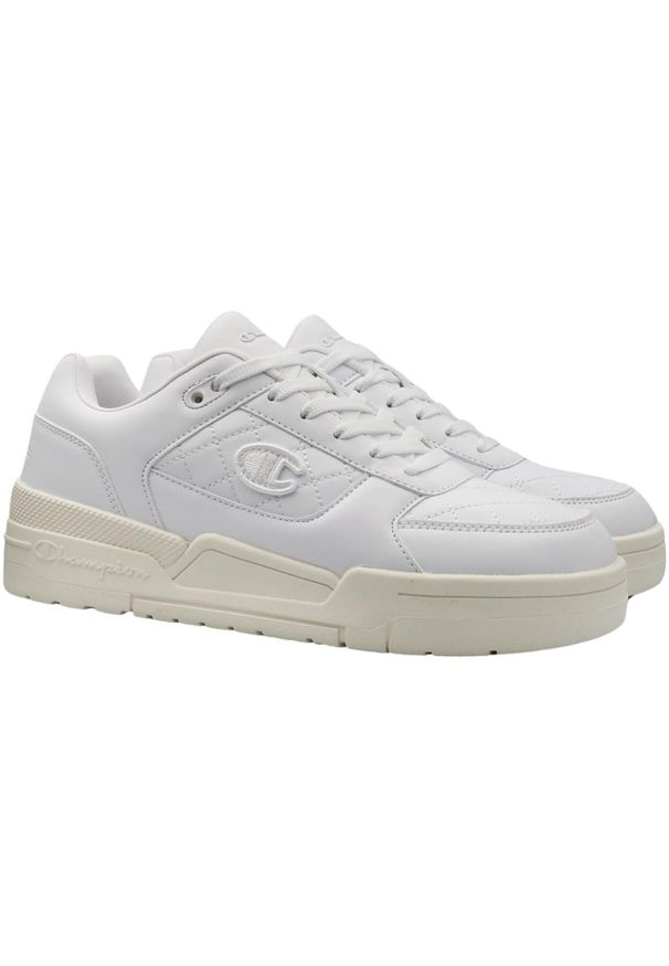 Champion - Damskie/Trampki RD18 Heritage Quilted Low Cut. Kolor: biały. Sport: turystyka piesza