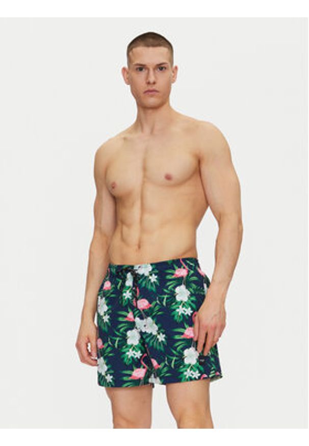 Jack & Jones Szorty kąpielowe Maui 12272809 Kolorowy Regular Fit. Materiał: syntetyk. Wzór: kolorowy