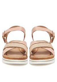 Clara Barson Sandały WS2506-05 Różowy. Kolor: różowy. Materiał: materiał, syntetyk