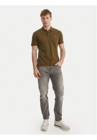 Napapijri Polo Elbas NP0A4GDL Zielony Regular Fit. Typ kołnierza: polo. Kolor: zielony. Materiał: bawełna #2