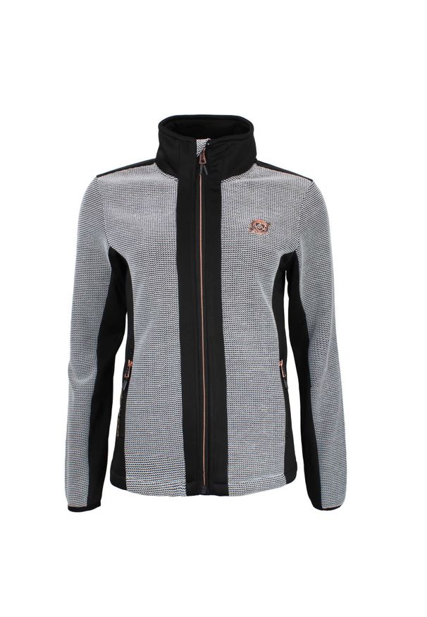 PEAK MOUNTAIN - Damski polar Peak Mountain Adagio. Kolor: czarny. Materiał: polar. Sezon: zima. Sport: narciarstwo