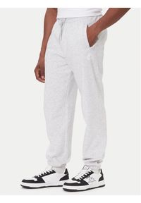 Kappa Spodnie dresowe Authentic 321N5FW Szary Regular Fit. Kolor: szary. Materiał: bawełna