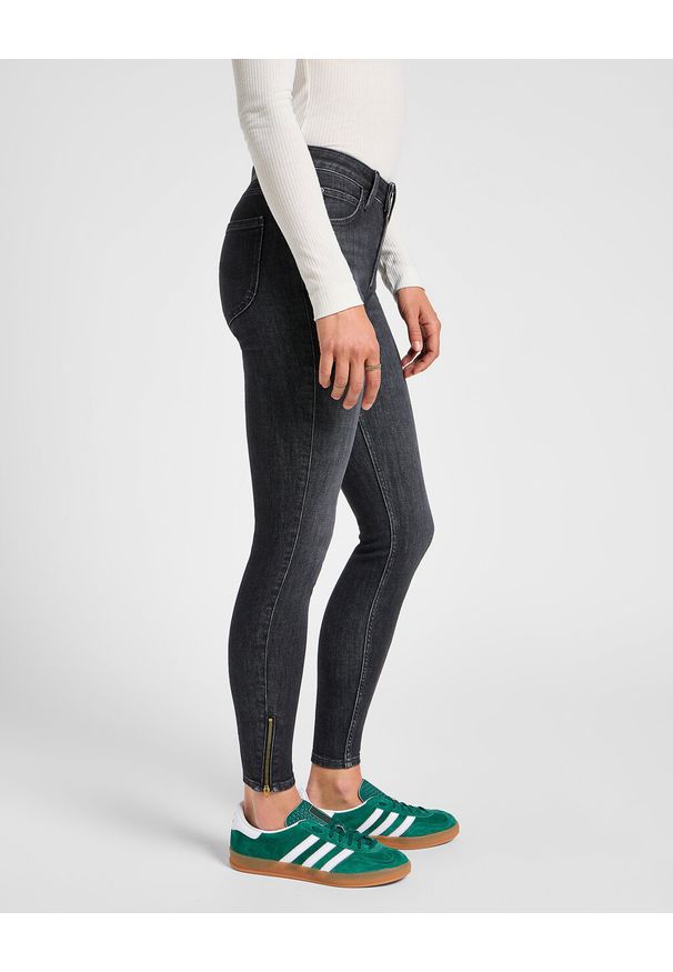 Lee - LEE DAMSKIE SPODNIE JENSOW SCARLETT HIGH ZIP LAST STRIKE 112355551 L31B016342
