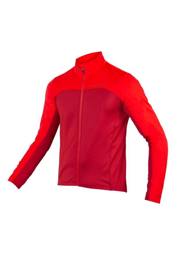 ENDURA - Jersey Endura Roubaix FS260-Pro. Kolor: pomarańczowy, czerwony, wielokolorowy. Materiał: jersey. Sport: kolarstwo