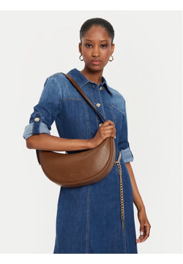 MICHAEL Michael Kors Torebka Avra 32T4G1UC6L Brązowy. Kolor: brązowy. Materiał: skórzane