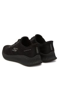skechers - Skechers Sneakersy Go Walk Now-Payton 216375/BBK Czarny. Kolor: czarny. Materiał: materiał