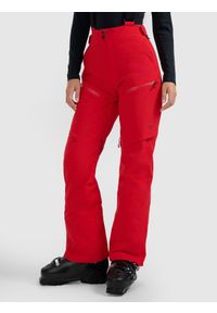 4f - 4F Spodnie narciarskie membrana 15000 damskie - czerwone XL. Kolor: czerwony. Materiał: materiał. Technologia: Thinsulate. Wzór: gładki. Sezon: zima. Sport: narciarstwo #2