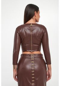 Elisabetta Franchi - Bluzka damska z ekoskóry ELISABETTA FRANCHI #2