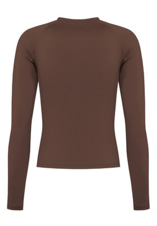 Reebok Koszulka techniczna Reebok X Ewa Chodakowska RK25316CCW Brązowy Slim Fit. Kolor: brązowy. Materiał: syntetyk