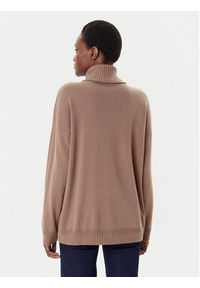 Liu Jo Sport Golf TF5179 MS026 Brązowy Regular Fit. Typ kołnierza: golf. Kolor: brązowy. Materiał: wełna. Styl: sportowy #2