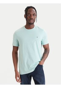 TOMMY HILFIGER - Tommy Hilfiger T-Shirt Ess Seasonal MW0MW39995 Zielony Regular Fit. Kolor: zielony. Materiał: bawełna #1