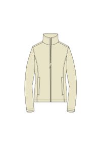 Bluza damska turystyczna CMP 33H2356. Kolor: biały, beżowy, wielokolorowy. Materiał: polar. Sport: turystyka piesza #1