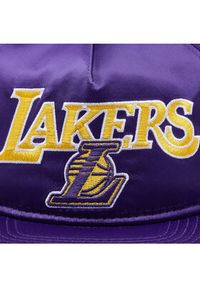 New Era Czapka Nba Patch Retro Golfer Lakers 60364180 Fioletowy. Kolor: fioletowy. Materiał: materiał, bawełna. Styl: retro