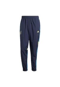 Adidas - Spodnie dresowe Ajax Amsterdam Seasonal. Kolor: niebieski. Materiał: dresówka #2