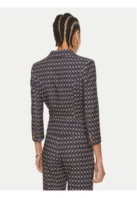 Elisabetta Franchi Marynarka GI-S85-46E2 Czarny Regular Fit. Kolor: czarny. Materiał: syntetyk #3