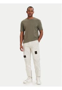 Aeronautica Militare Spodnie cargo Iconic Anti-G 261PA1387UCT01493 Beżowy Regular Fit. Kolor: beżowy. Materiał: bawełna #3