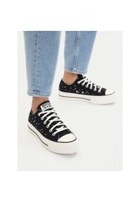 Trampki Converse. Kolor: czarny. Obcas: na platformie #1