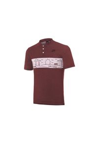 SPIUK - Polo Spiuk Town. Okazja: na co dzień. Typ kołnierza: polo. Kolor: czerwony, wielokolorowy, brązowy. Styl: casual