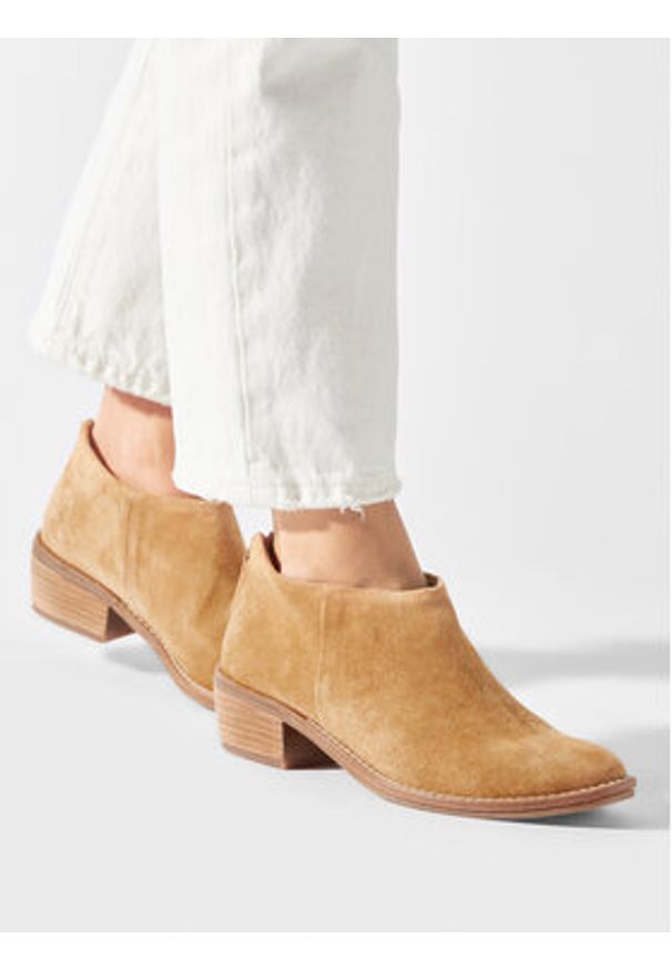 BALAGAN - Balagan Półbuty Lea Brązowy. Kolor: brązowy. Materiał: zamsz, skóra