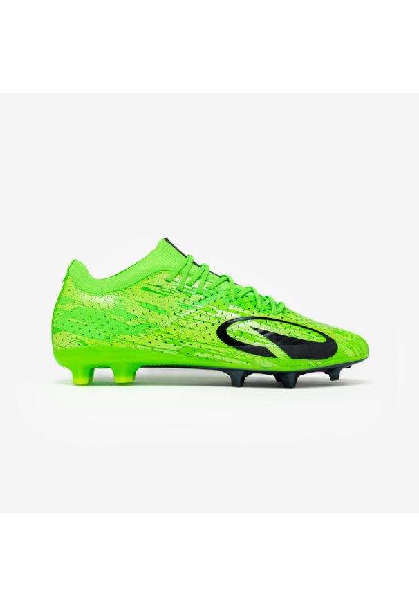 KIPSTA - Buty piłkarskie Kipsta CLR Elite FG. Kolor: zielony. Materiał: zamsz, skóra, dzianina. Sport: piłka nożna
