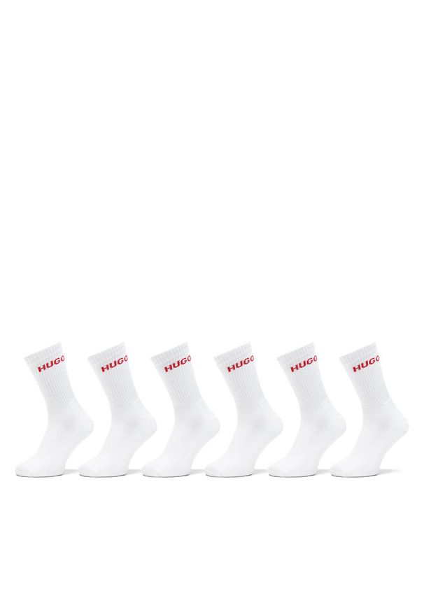 Hugo - Skarpety długie HUGO. Kolor: biały