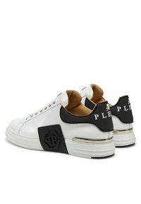 Philipp Plein - PHILIPP PLEIN Sneakersy SAES USC0667 PLE010 Biały. Kolor: biały. Materiał: skóra #3