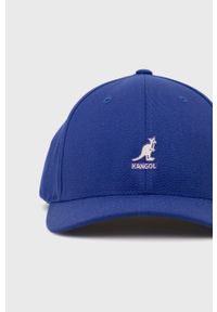 Kangol czapka z aplikacją. Kolor: niebieski. Wzór: aplikacja #3