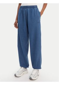 Reebok Spodnie dresowe Tenley RK25488CCW Niebieski Regular Fit. Kolor: niebieski. Materiał: bawełna #1