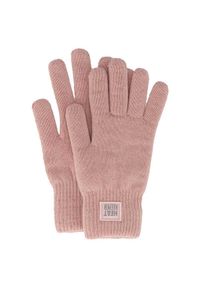 HEAT KEEPER - Rękawiczki termiczne Damskie Onesize. Kolor: różowy. Materiał: elastan, poliester. Sezon: zima. Sport: narciarstwo