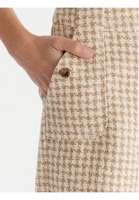 Morgan Szorty materiałowe 252-SHAV.F Beżowy Regular Fit. Kolor: beżowy. Materiał: bawełna #4