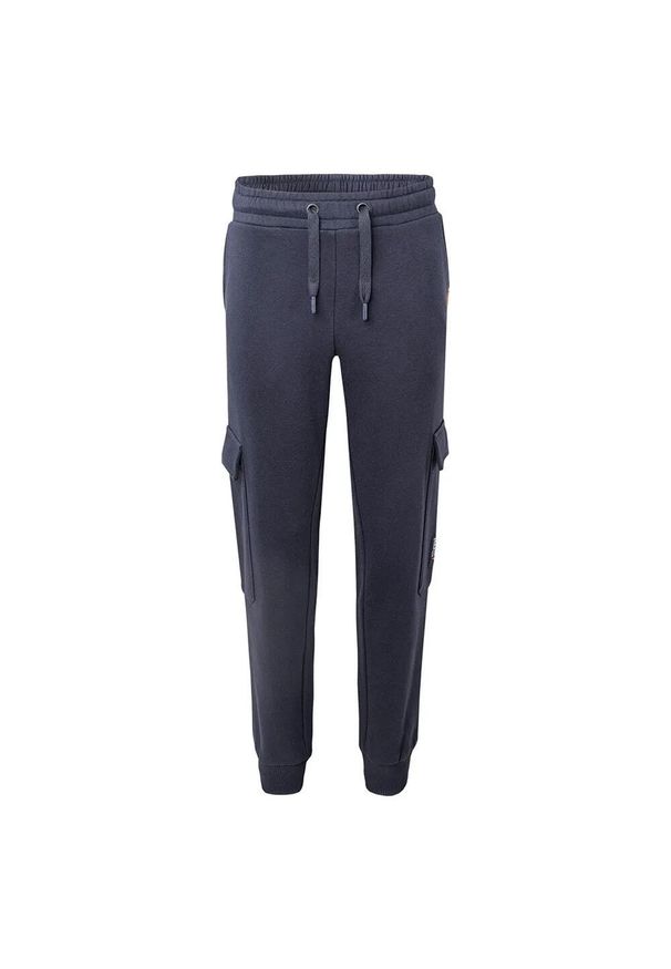 Hi-tec - Spodnie Do Joggingu Dziecięce Tibar. Kolor: niebieski. Sezon: lato. Sport: bieganie