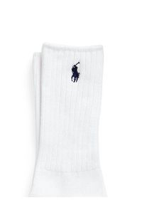 Polo Ralph Lauren Skarpety wysokie damskie 455846847003 Biały. Kolor: biały. Materiał: materiał #3