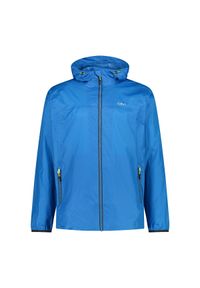 Kurtka przeciwdeszczowa z kapturem CMP. Typ kołnierza: kaptur. Kolor: niebieski. Sport: turystyka piesza #1