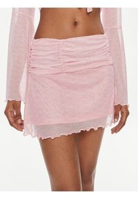 Juicy Couture Spódnica mini JCWGS23327 Różowy Slim Fit. Kolor: różowy. Materiał: syntetyk #1